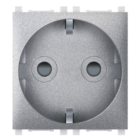 74152.S Priključnica dvopolna EXP sa zaštitom 2M, silver