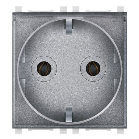 74153.ST Priključnica dvop. EXP sa poklopcem 2M, silver/ transp.