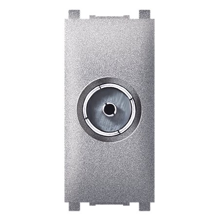 74262.S Priključnica antenska FM EXP IEC F /F 1M, silver