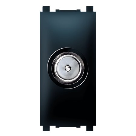 74263.E1 Priključnica antenska TV EXP završna 5dB IEC 1M, crna soft