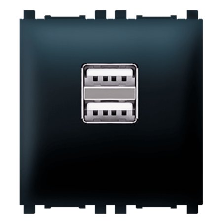 74283.E1 USB punjač EXP 2,1A 5V 2M, crni soft