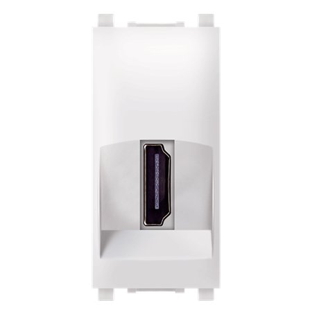 74285.0 Priključnica EXP HDMI/HDMI female Keystone 1M, bela