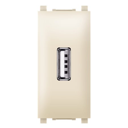 74289.9 USB punjač EXP 2,1A 5V 1M, krem