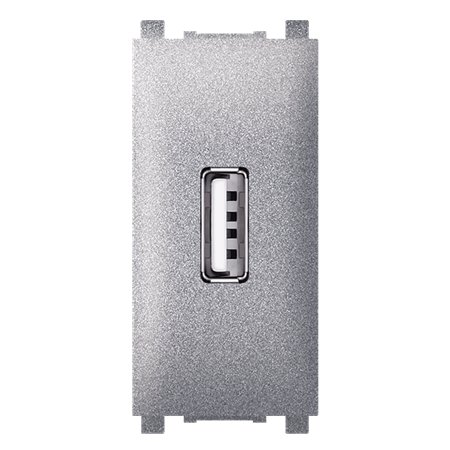 74289.S USB punjač EXP 2,1A 5V 1M, silver