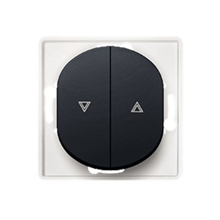 E6075.E1 Taster skl. za roletne bez maske EON 10AX 250V~, crna soft