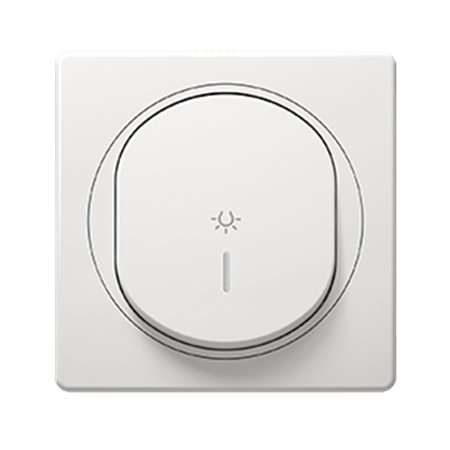 E609I.00 Taster sklopka za svetlo sa indik. EON 10AX 250V~, bela