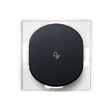 E610.E1 Taster skl. za zvono bez maske EON 10AX 250V~, crna soft