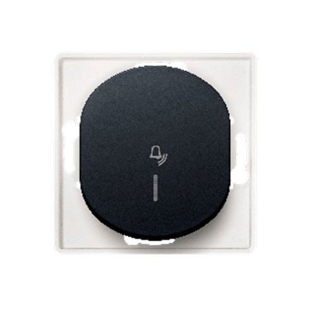 E610I.E1 Taster skl. zvono sa ind. bez maske EON 10AX 250V~, crna soft