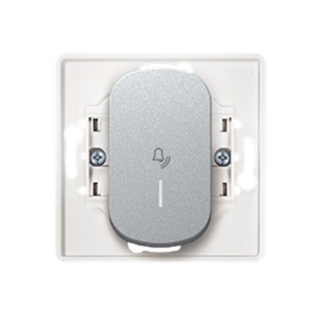 E610IU.S Tast. skl. zvono sa ind. bez mas. EON 10AX 250V~ u/t., silver