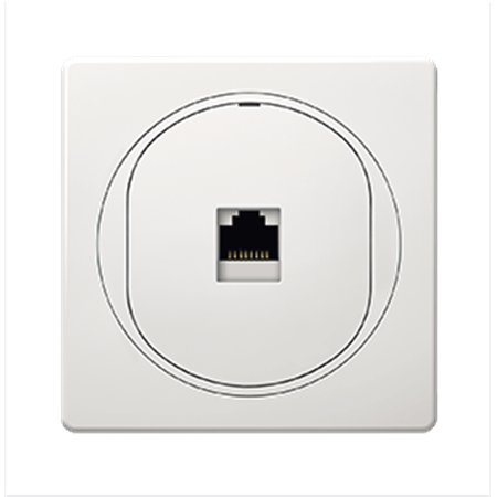 E616.00 Priključnica komunikacijska EON 1xRJ45 Cat 6A UTP, bela