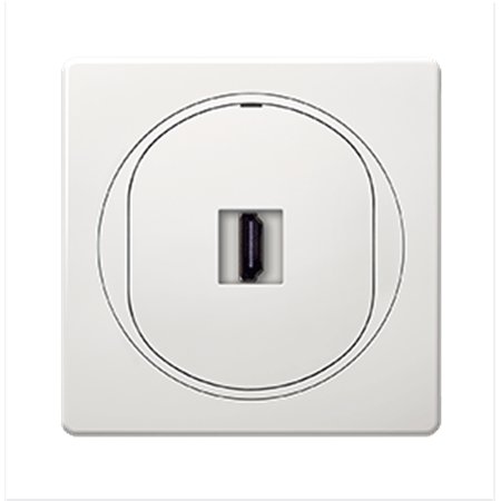 E6163.00 Priključnica EON HDMI/HDMI female Keystone, bela