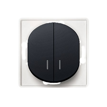 E626.E1 Sklopka serijska sa indik. bez maske EON 10AX 250V~, crna soft