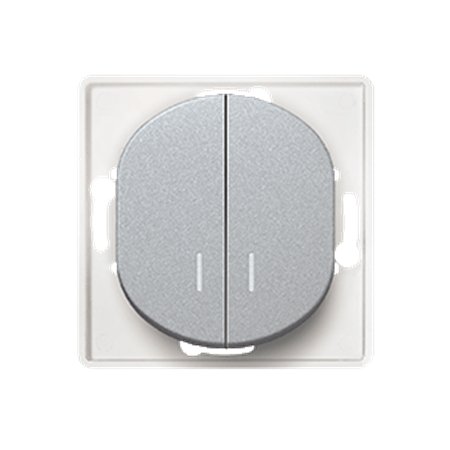 E626.S Sklopka serijska sa indik. bez maske EON 10AX 250V~, silver