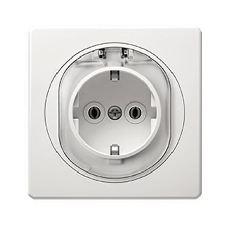 E633.00 Priklj. dvopolna EON sa plast. telom i pokl., bela