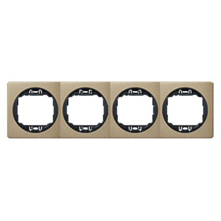 E6704.G2E Maska četvorostruka EON - horizont., br. nikal sa crnim nos.