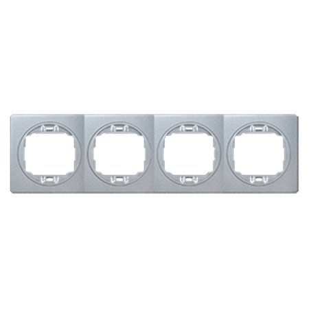E6704.SS Maska četvorostruka EON - horizont., silver sa silver nosačem