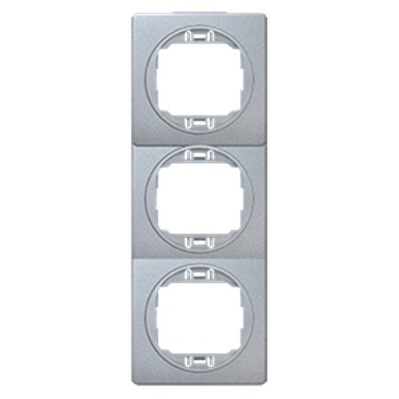 E6713.SS Maska trostruka EON - vertikalna, silver sa silver nosačem