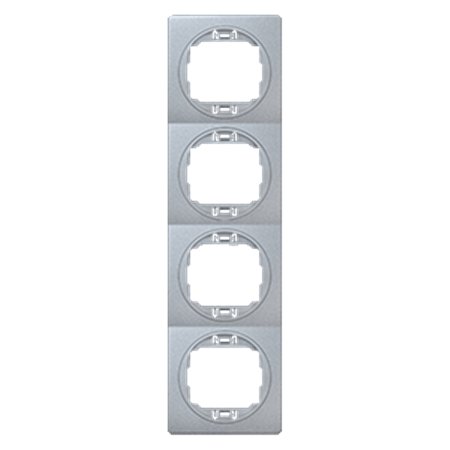 E6714.SS Maska četvorostruka EON - vertik., silver sa silver nosačem