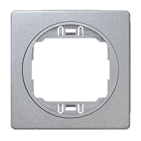 E6801.SS Maska jednostruka EON 80x80, silver sa silver nosačem