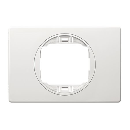 E6803.00 Maska jednostruka EON 80x120, bela sa belim nosačem