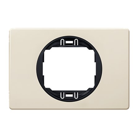 E6803.9E Maska jednostruka EON 80x120, krem sa crnim nosačem