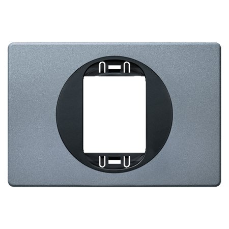 E6803U.S1E Maska jedn. EON 80x120 za uski t., ant. srebro sa crnim nos