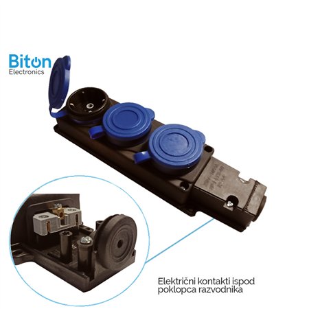 GNEZDO SA 3 MESTA IP44 338004-1