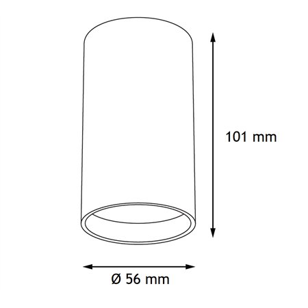 Spot lampa za plafon.