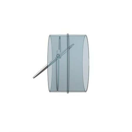 redukcija klapna za priključivanje vazdušnih kanala istog prečnika