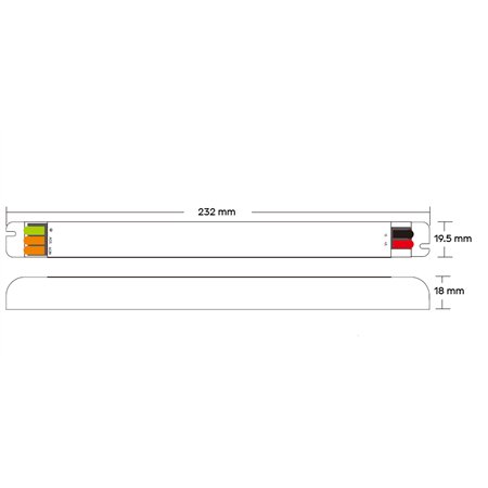 DAWN LED NAPAJANJE SLIM 12V 60W 60WHH-12