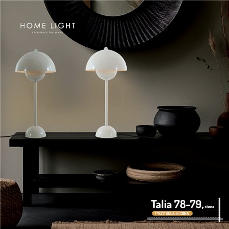 TALIA 79 STONA LAMPA 1*E27 SIVA