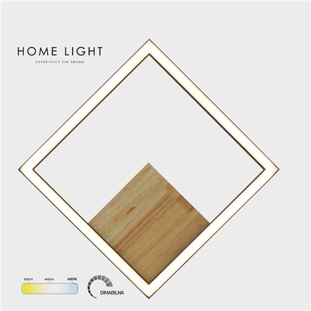 SOLEA 39 ZIDNA LAMPA 18W 3000/4000/6000K CRNA/DRVO