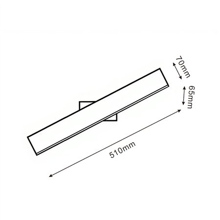SOLEA 16 ZIDNA LAMPA 10W 3000/4000/6000K BELA