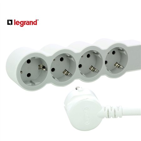 LG 694561 PRODUŽNI BLOK 4X2P+E 3M (BELA/S.SIVA)