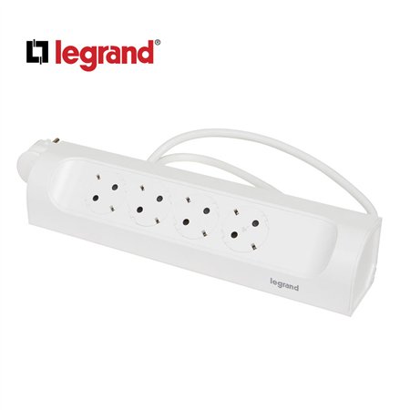 LG 694501 BLOK MULTIFUNKCIONALNI UGAONI 4X2P+E 1M (BELA/ALU)