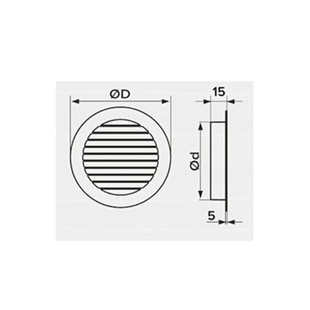 Žaluzina za spoljašnju montažu na zid