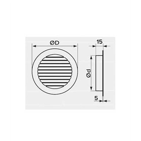 ERA ZALUZINA 25RKM ALU (KRO)