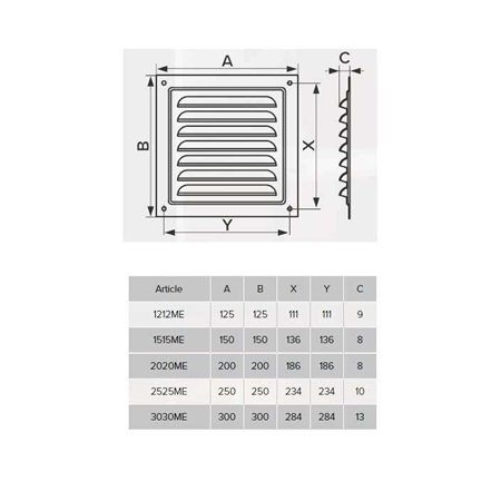 ERA ŽALUZINA 3030ME BELA
