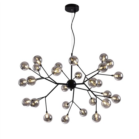 Luster sa 27 staklenih kugli.