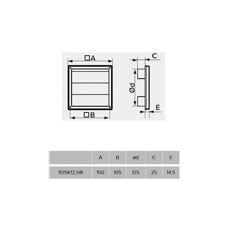 ERA ŽALUZINA 1515K12 5F BELA (KRZ)