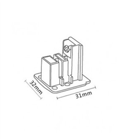 TROSTEPENA ZAVRŠNA KAPA WSO-35B BELA
