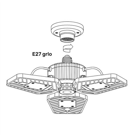 LED reflektor BR-FL60W