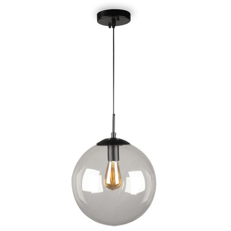 LUNA 139 VISILICA BLACK/CLEAR FI300 1*E27