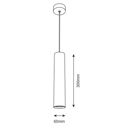 VISILICA JM-17432 BELA GU10
