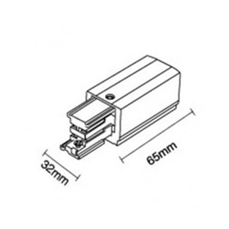 TROSTEPENI NAPOJNI KONEKTOR WSO-24B(L) BELI