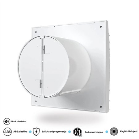 ERA VENTILATOR F100 SILENT 4C TURBO WHITE