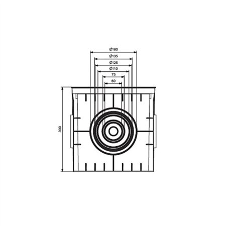 PODNA PVC KUTIJA 30X30 MD9100