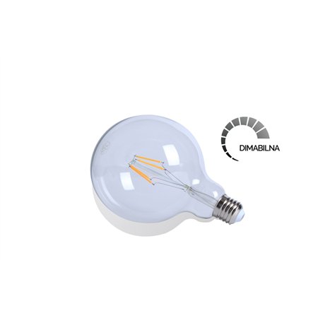 LED SIJALICA FILAMENT DIM G95 4W E27 2700