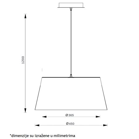 VESTA 334 VISILICA 55W 450*365*1200