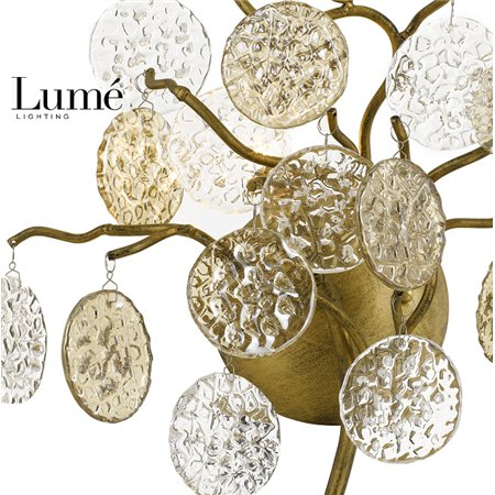 LUNA 166 ZIDNA LAMPA 2*G9  BRONZA